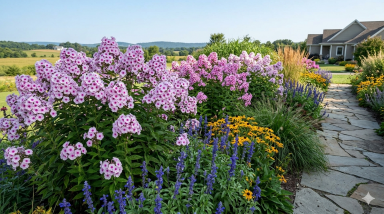 5 Europa Phlox Paniculata Bareroot