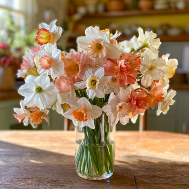 20 Narcissus 'Pink Mixture' Bulbs