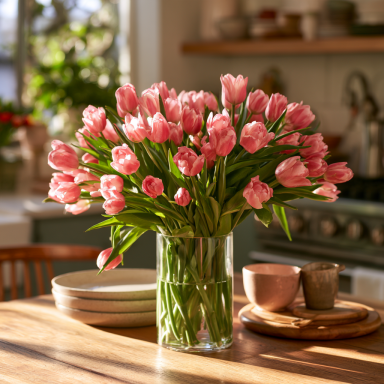 20 Pink Impression Tulip Bulbs
