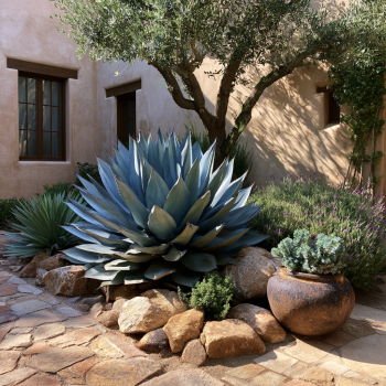 Agave 'Blue Glow' in a 3.5" pot