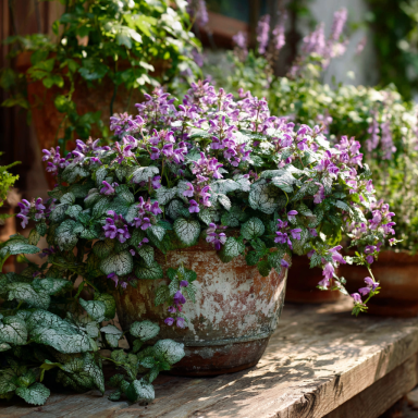 LAMIUM MACULATUM 'Orchid Frost' in 3.5 inch pot