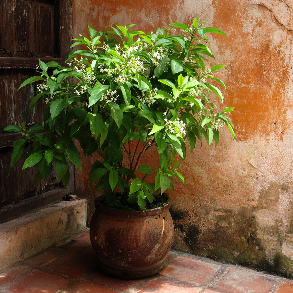daylilynursery: 2 Nicely-Sized 4 inch Pots of Fragrant Night Blooming  Jasmine
