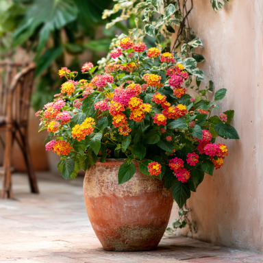 Confetti Lantana Camara Flowers Two 2 Live Plants-Natural Mosquito Repellant Garden -Attract Humming