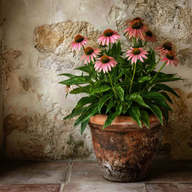 Echinacea Magnus Coneflower 4″ Pot = Live Potted Plant