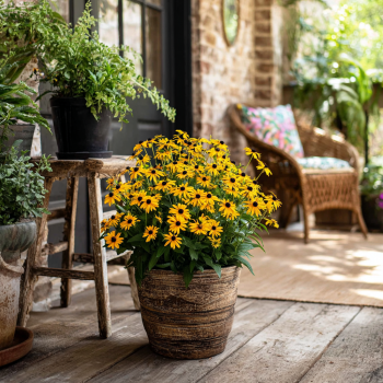 Goldsturm Rudbeckia in a 4 inch pot
