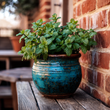 Orange Mint Plant Herb – Hardy Perennial – 4″ Pot