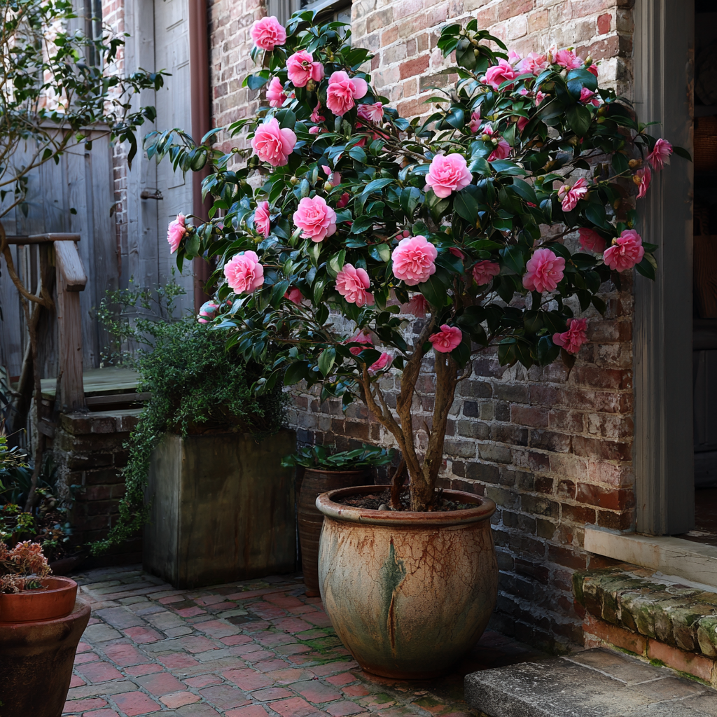 daylilynursery: Kramer's Supreme Camellia in 4 inch pot *Cold and