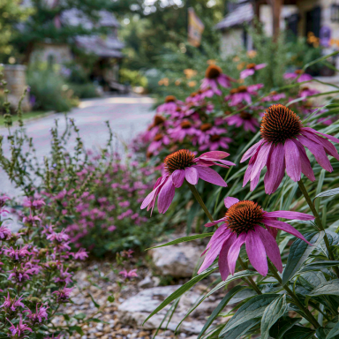 Echinacea Powwow Wild Berry Coneflower in a 4″ Pot