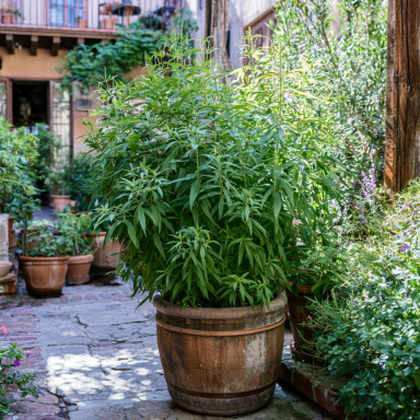 Lemon Verbena Plant - Perennial Herb -Aloysia -Live Plant-4" Pot