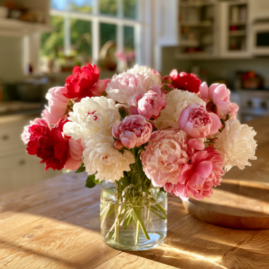 3 Cotton Candy Mix Bareroot Peony, 2-3 Eye, Great for Fall Planting!