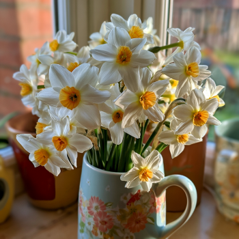 5 Chinese Sacred Lily Narcissus Bulbs - Indoor Narcissus: Nice, Healthy Bulbs for Holiday Forcing!!