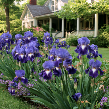 3 City Lights Reblooming Bearded Iris Iris germanica 'City Lights' Bareroots