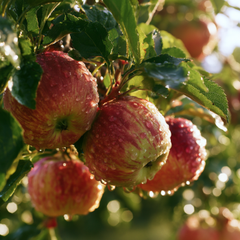 Gala Apple Trees Pre- Bagged Bareroot 6-12" Tall-Sweet Fruit-Ripens Early!!