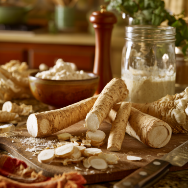Bareroot Horseradish Root (1lb), Easy to Grow in Your Own Garden!!