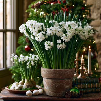 10 Inbal Paperwhites Bulbs 14-15cm- Indoor Narcissus, Not as strong smelling as Zivas!