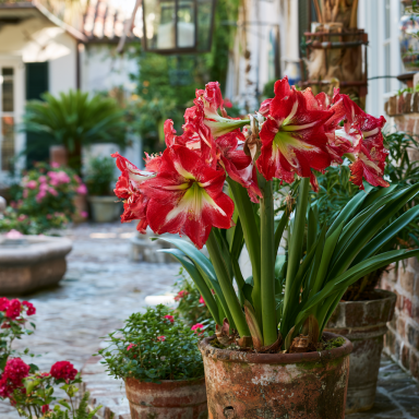 Amaryllis Minerva Healthy Bulb 26-28cm! Great Holiday Gift! Easy Grow Bulbs!