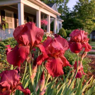 3 My Friend Johnathan Bearded Reblooming Iris - Iris Germanica Bareroot