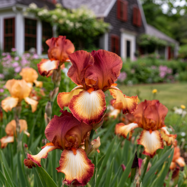 3 Paprika Fono (Iris germanica 'Paprika Fono's') Bulbs