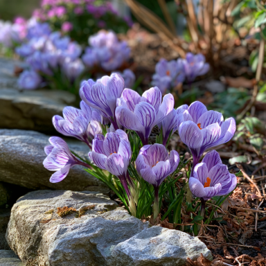 20 PickWick Crocus-- Perfect for Fall Planting!!