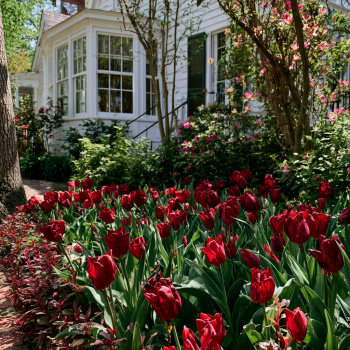 Bulk Parade Tulip Bulbs - Tulipa Triumph (Aprox. 40 lbs./ 450 Bulbs)