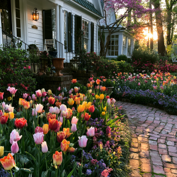 100 Landscape Mixture Tulip Bulbs – Tulipa Triumph