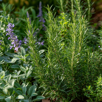 Barbeque Rosemary (Rosmarinus officinalis 'Barbeque' or Salvia rosmarinus 'Barbecue') in 3.5" Pots