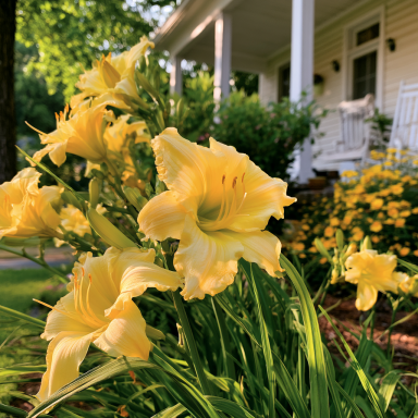 5 Bareroot Big Time Happy Daylilies (2+ fan)