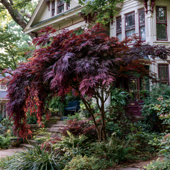 Red Dragon Japanese Maple Tree in a One Gallon Pot