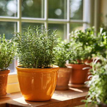 Spice Island Rosemary (Salvia rosmarinus 'Spice Island') in 3.5 pots