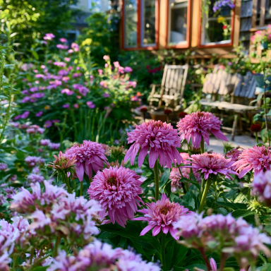 Butterfly Kisses Coneflower/ Echinacea in 4 Inch Pots (one plant per pot) Deer Resistant!