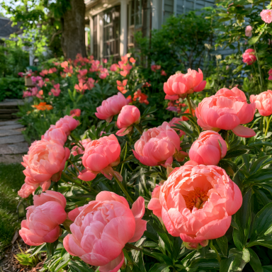 Pink Hawaiian Coral (Paeonia 'Pink Hawaiian Coral') Bareroot, 2-3 eye
