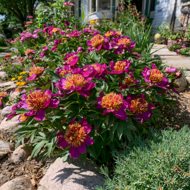 Garden Peony “Sword Dance” Paeonia lactiflora BAREROOT