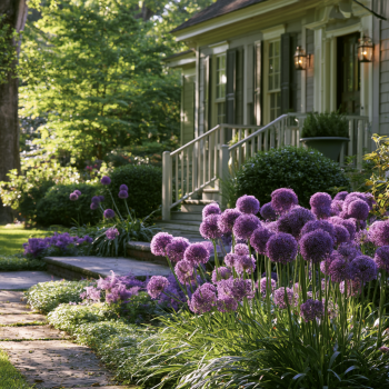 2 Giant Allium Globemaster Bulbs